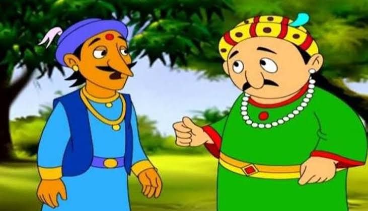 ধঁপাত নোখোৱা গাধ - বীৰবলৰ সাধু